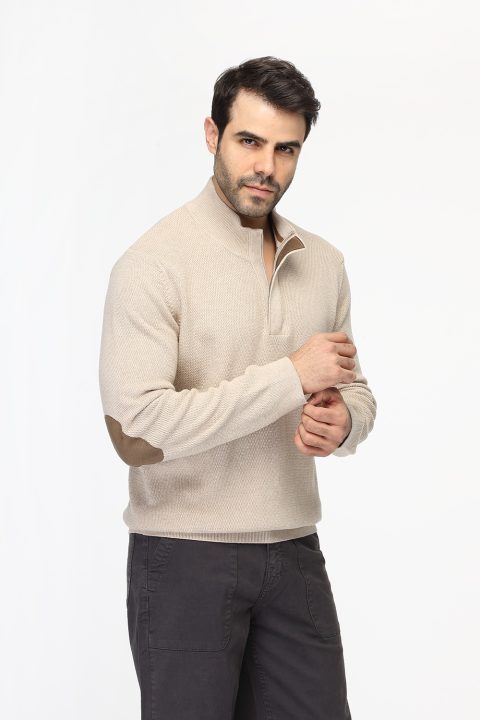 Regular Fit Pullover Beige - Image 3