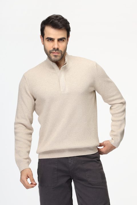 Regular Fit Pullover Beige