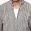 ⁦بلوفر - ريجولار فيت - رمادي⁩ - الصورة ⁦2⁩