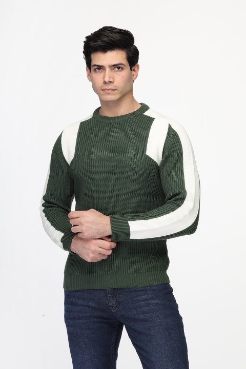 Regular Fit Pullover Green - Image 3