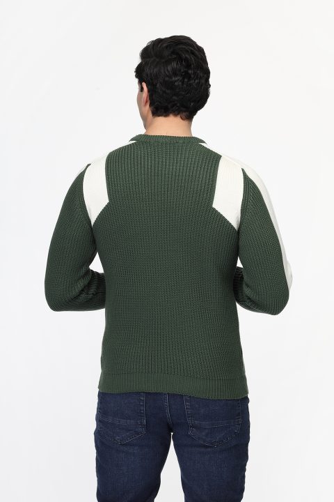 Regular Fit Pullover Green - Image 4