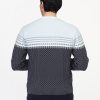 ⁦بلوفر - ريجولار فيت - أزرق⁩ - الصورة ⁦4⁩