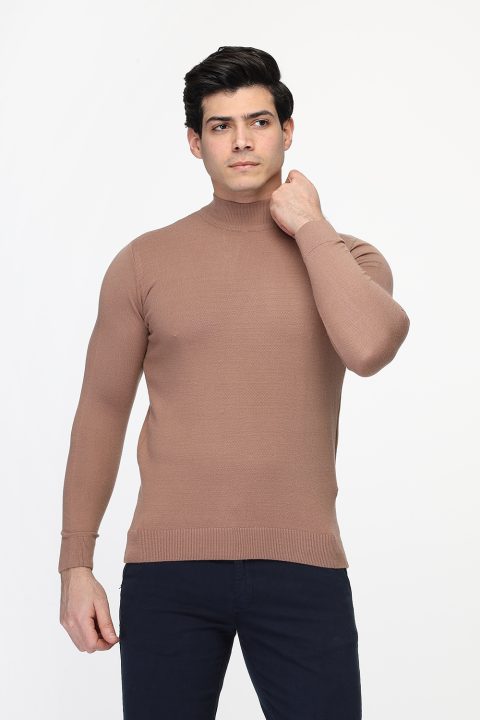 Slim Fit Pullover Beige - Image 3