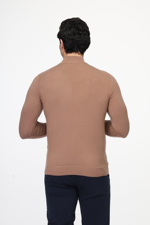 Slim Fit Pullover Beige - Image 4