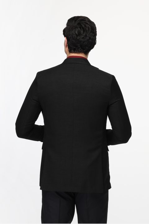 Slim Fit Suit Black - Image 6