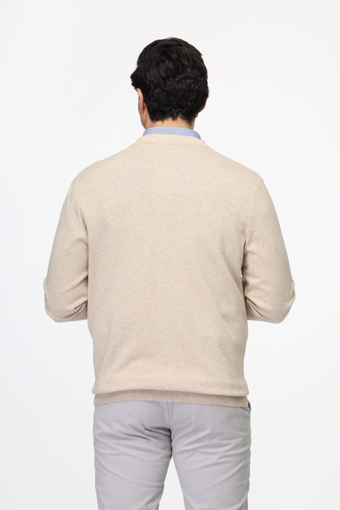 Regular Fit Pullover Beige - Image 3