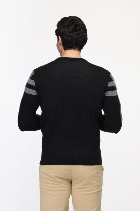 Regular Fit Pullover Black - Image 4