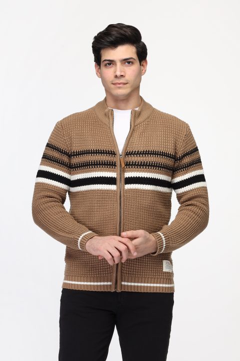 Regular Fit Pullover Beige - Image 4