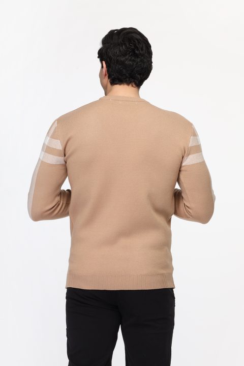 Regular Fit Pullover Beige - Image 4