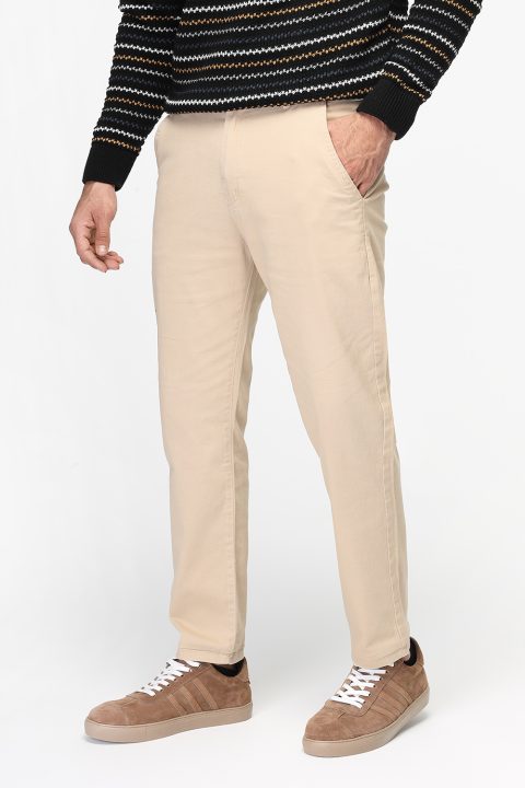 Regular Fit Chino Beige - Image 3