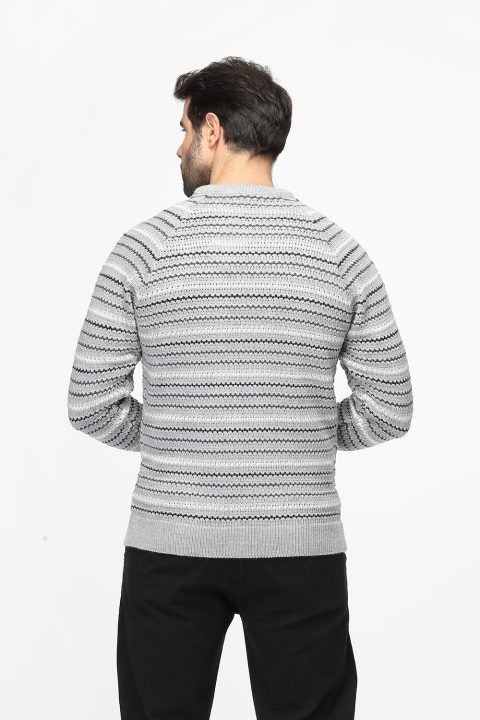 Regular Fit Pullover Gray - Image 4