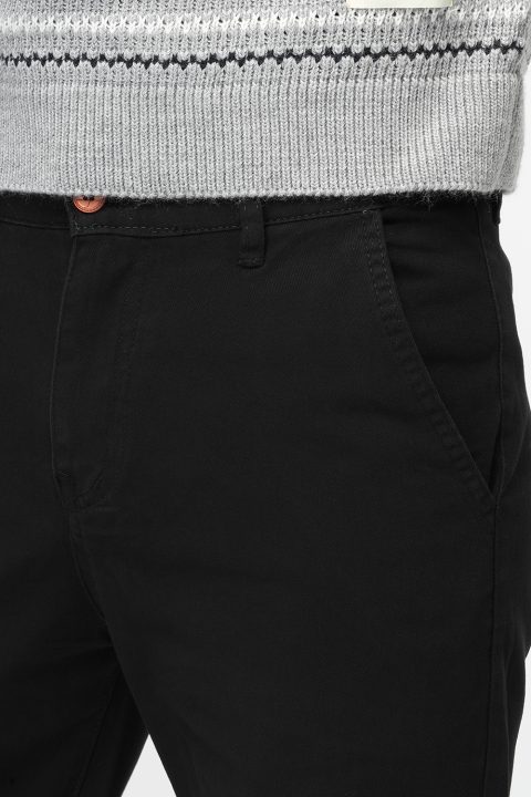 Regular Fit Chino Black - Image 4