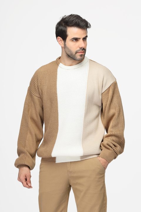 Over Size Pullover Beige