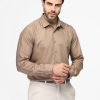 Classic Shirt Slim fit Beige - Image 3