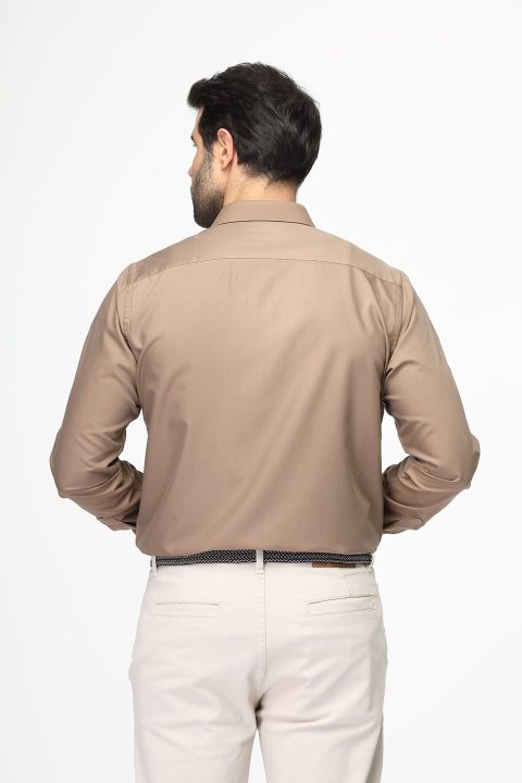 Classic Shirt Slim fit Beige - Image 5