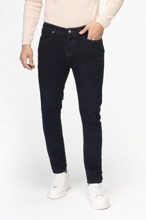 Slim Fit Trousers Jeans Dark Blue