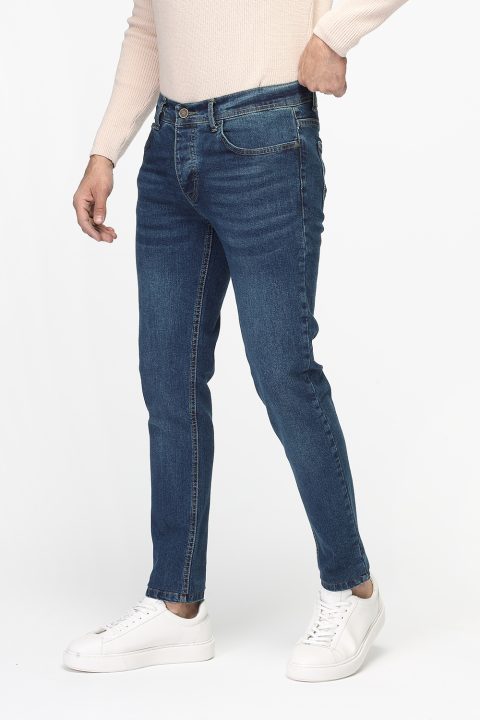 Slim Fit Trousers Jeans Blue - Image 3