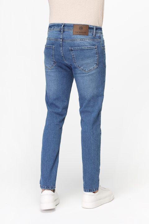 Slim Fit Trousers Jeans Light Blue - Image 5