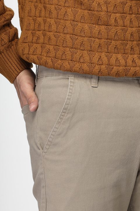 Regular Fit Chino Beige - Image 4