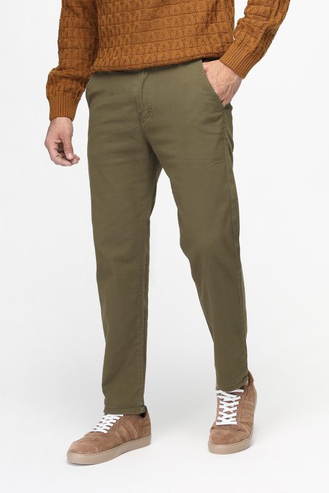 Regular Fit Chino Green - Image 3