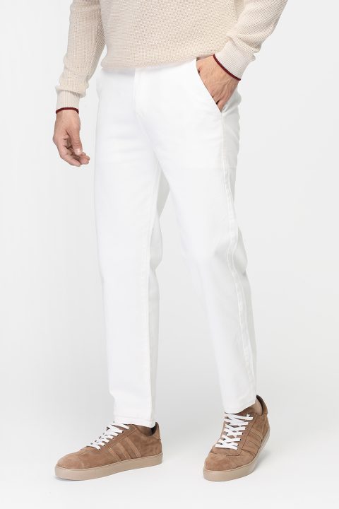 Regular Fit Chino Off White - Image 3