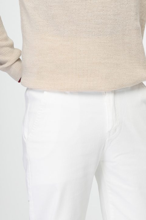 Regular Fit Chino Off White - Image 4