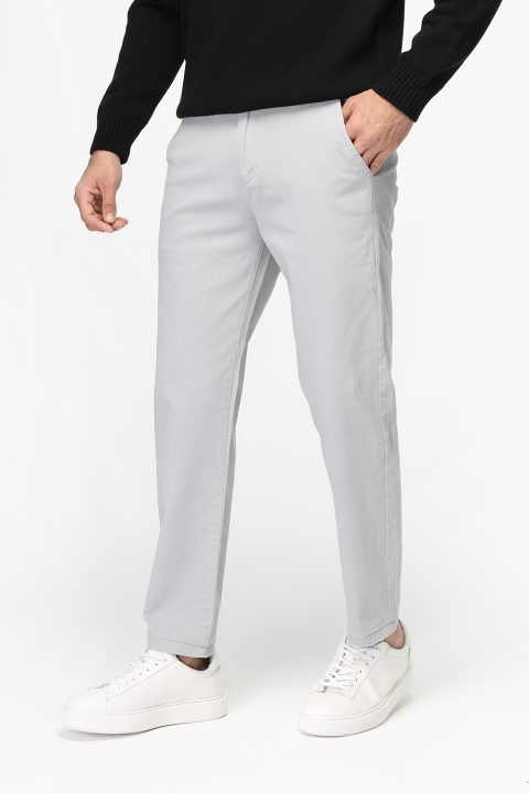 Regular Fit Chino Light Gray - Image 3