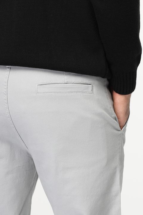 Regular Fit Chino Light Gray - Image 5