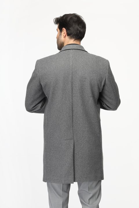 Regular Fit Coat Gray - Image 5