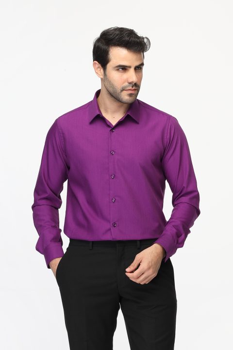 Classic Shirt Slim fit Purple