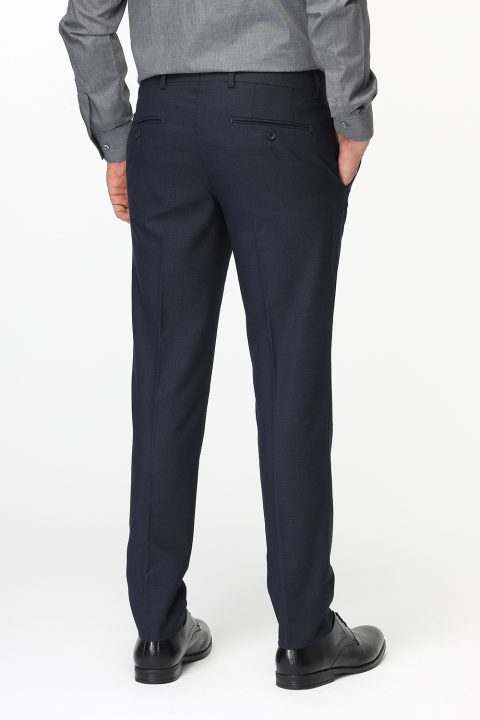 Slim Fit Classic Pants Blue - Image 4