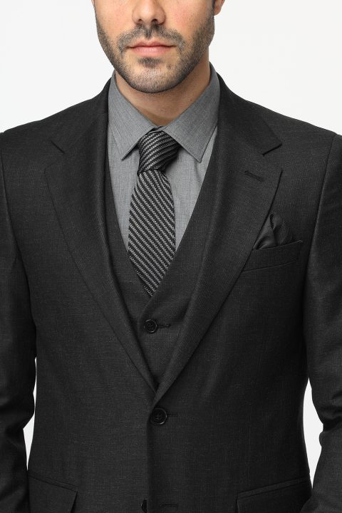 Slim Fit Suit Black - Image 2