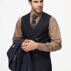 Slim Fit Suit Dark Blue - Image 3