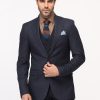 Slim Fit Suit Dark Blue - Image 5