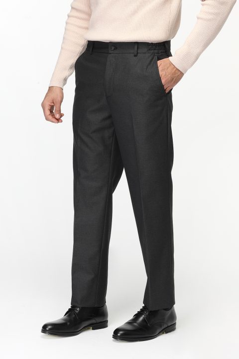 Regular Fit Classic Pants Gray - Image 3