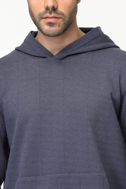 Slim Fit Sweat Shirt Blue - Image 2