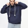 Over Size Sweat Shirt Dark Blue - Image 3
