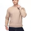 ⁦سويت شيرت - ريجولار فيت - بيج⁩ - الصورة ⁦3⁩