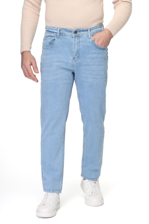 Regular Fit Trousers Jeans Light Blue