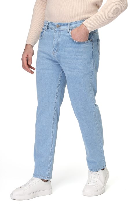 Regular Fit Trousers Jeans Light Blue - Image 3