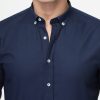 ⁦قميص - ريجولار فيت - كحلي⁩ - الصورة ⁦2⁩