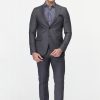 Slim Fit Suit Gray