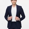 Slim Fit Suit Dark Blue - Image 4
