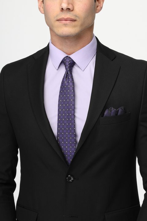 Slim Fit Suit Black - Image 2