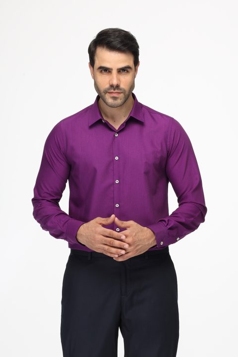 Classic Shirt Slim fit Purple