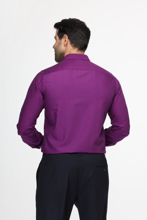 Classic Shirt Slim fit Purple - Image 3