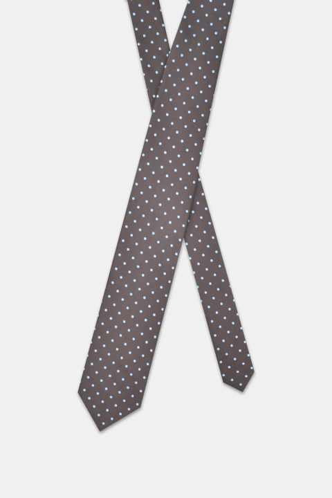 Jacquard Tie 7 cm Black - Image 2