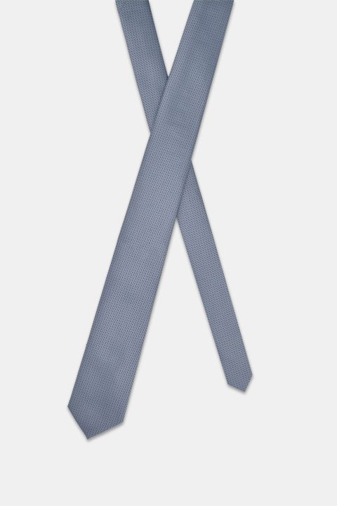 Jacquard Tie 7 cm Gray - Image 2