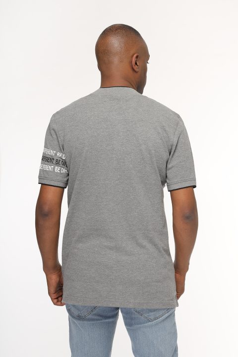 Polo Shirt Regular Fit Gray - Image 3