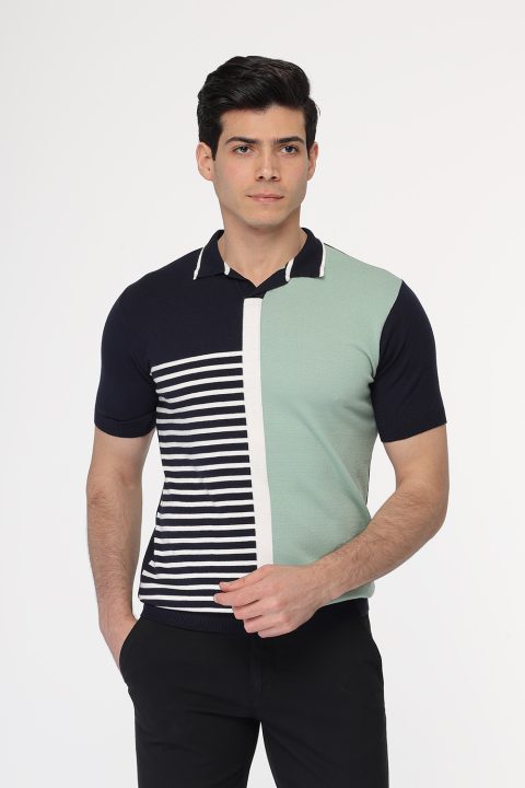 Polo Shirt Regular Fit Knitted Green